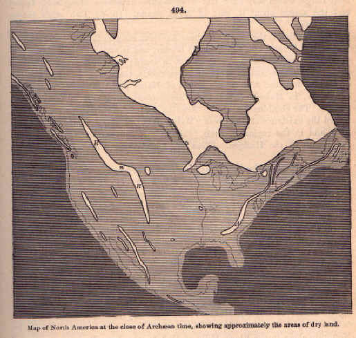 Drawing depicting over 90 percent of US under water