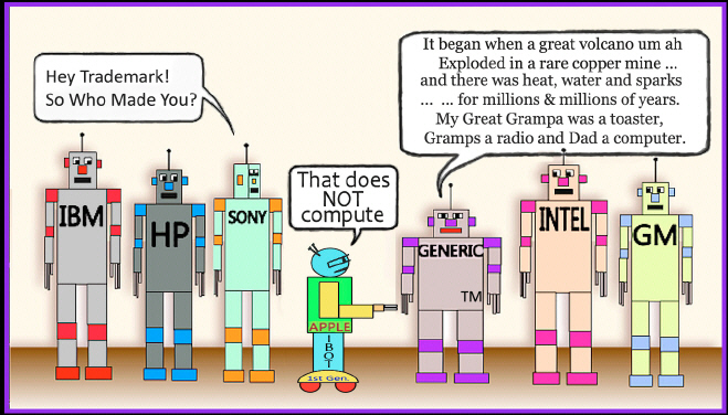 Designed Robots talking with an Atheist Robot